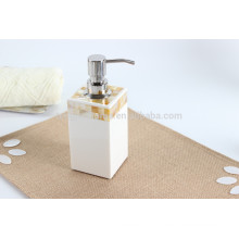 Pompe de distribution de savon liquide de luxe avec coquillage décoratif